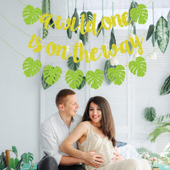 Merriva glitter cardstock letters shine under light for festive photos.