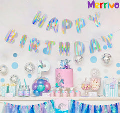 Merrivo 8-inch letters banner versatile display for celebrations.