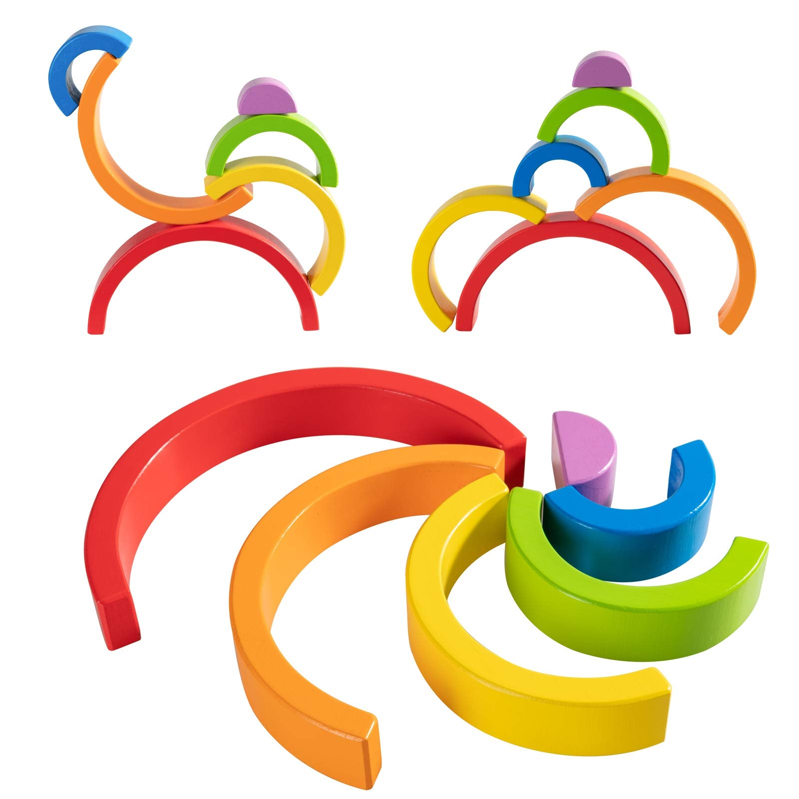 MerryHeart smooth-surfaced arches support fine motor skills and hand-eye coordination