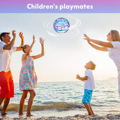 MERRYHOME Flying Orb Ball glowing RGB lights during night or party play