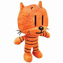 Li'l Petey plush beside Dog Man books for storytime and collecting.