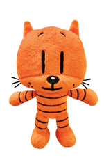 MerryMakers Li'l Petey plush orange six-point-five-inch toy ideal for imaginative play.