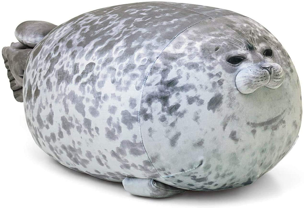 MerryXD chubby blob seal pillow front view for cozy lounging and cuddling
