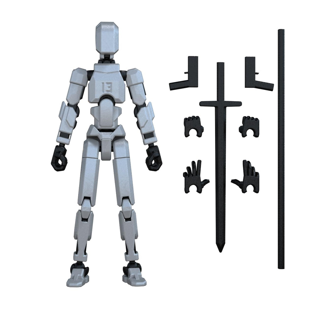 MerryXD T13 figure fully assembled, ready for display and dynamic posing.