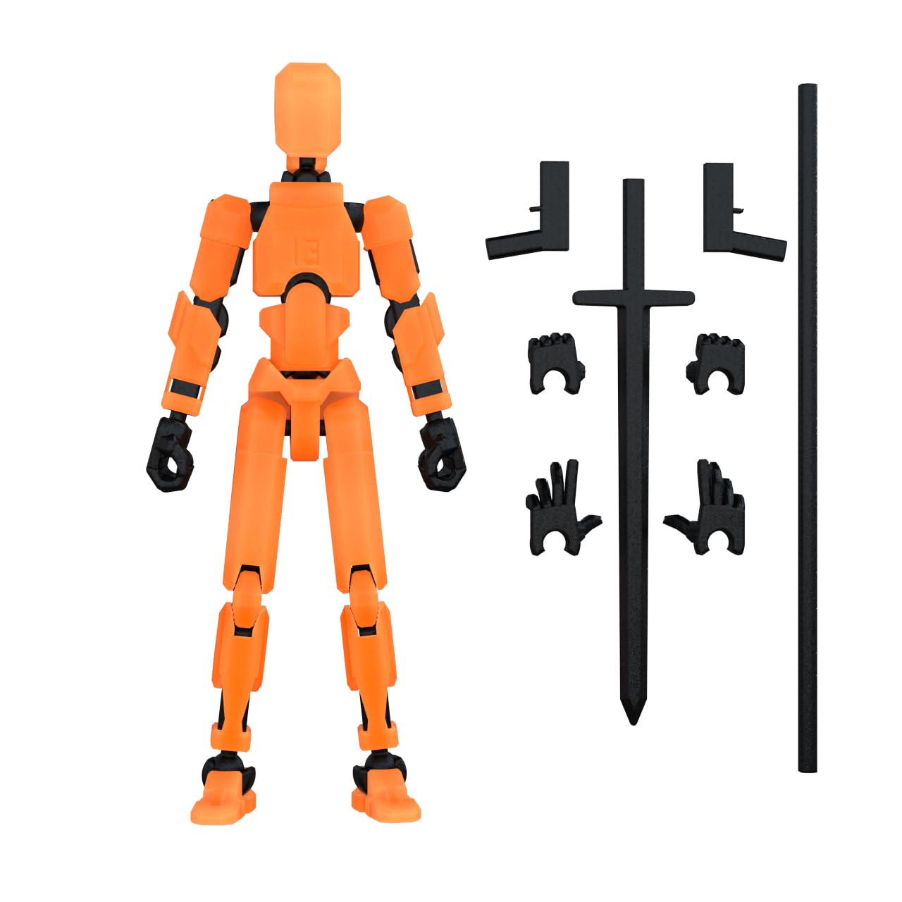 MerryXD T13 action figure in a dynamic pose for expressive play and display