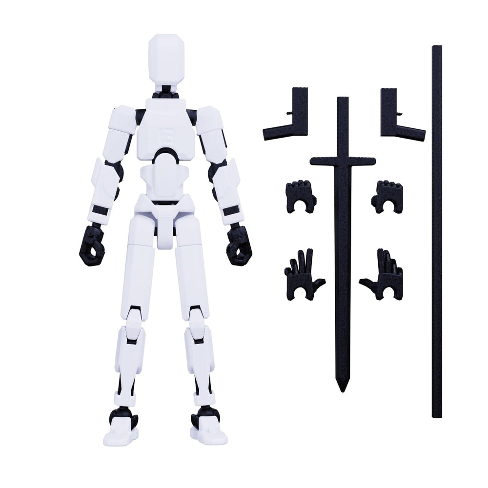 MerryXD T13 front view posed figure for dynamic display and play