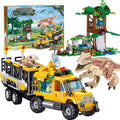 Mesiondy Dinosaurs building blocks with Tyrannosaurus figure for imaginative play and creative construction
