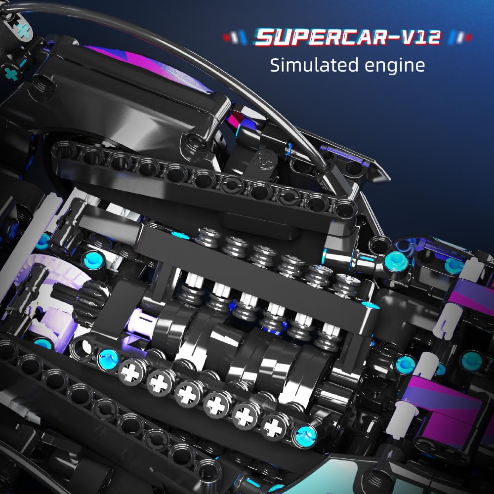 Mesiondy race car model assembly in progress illustrates step-by-step building experience.