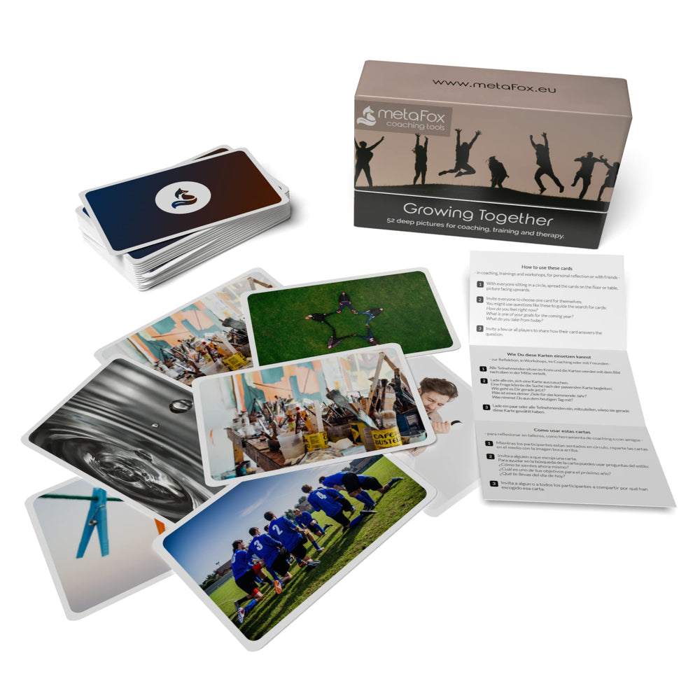 MetaFox Coaching Picture Cards team-building setup encourages collaboration and dialogue.