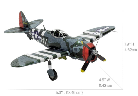 Metal Earth P-47 Thunderbolt etched sheets reveal fine detail