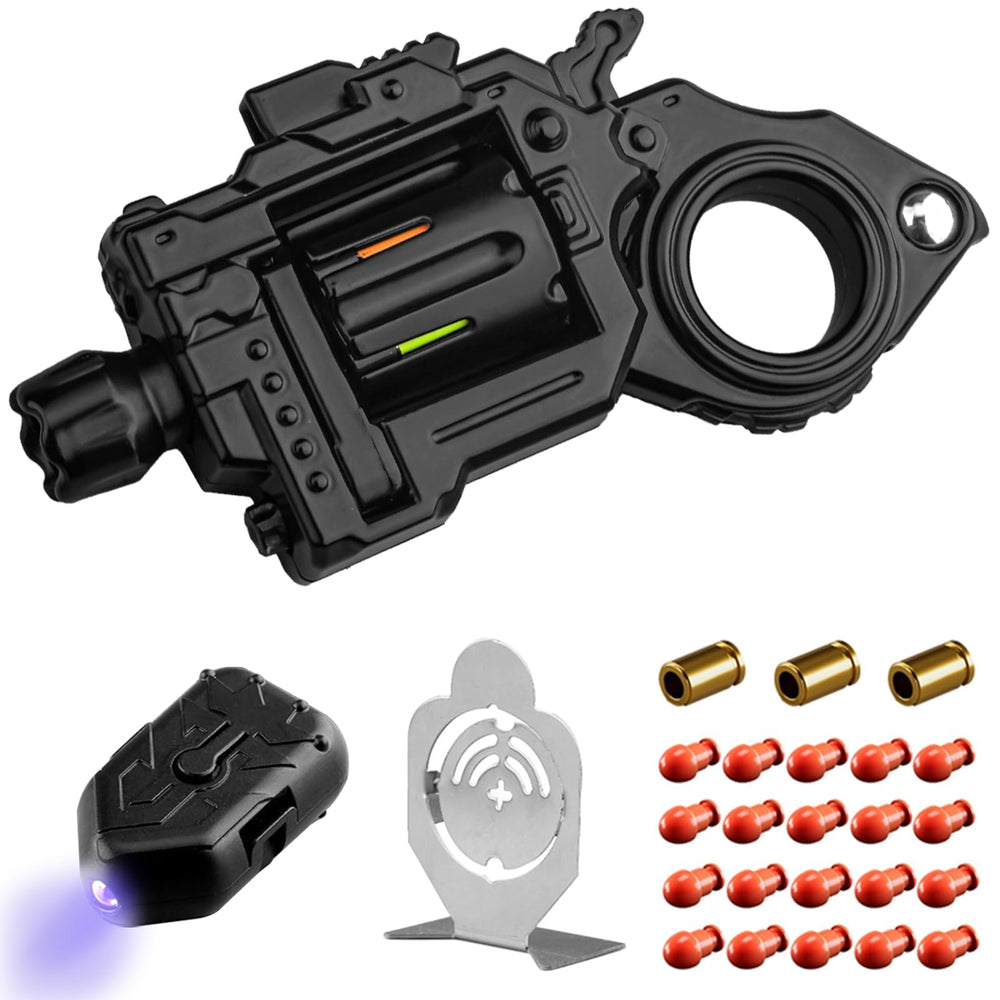 Metal Fidget Gun black finish suits modern desk setups.
