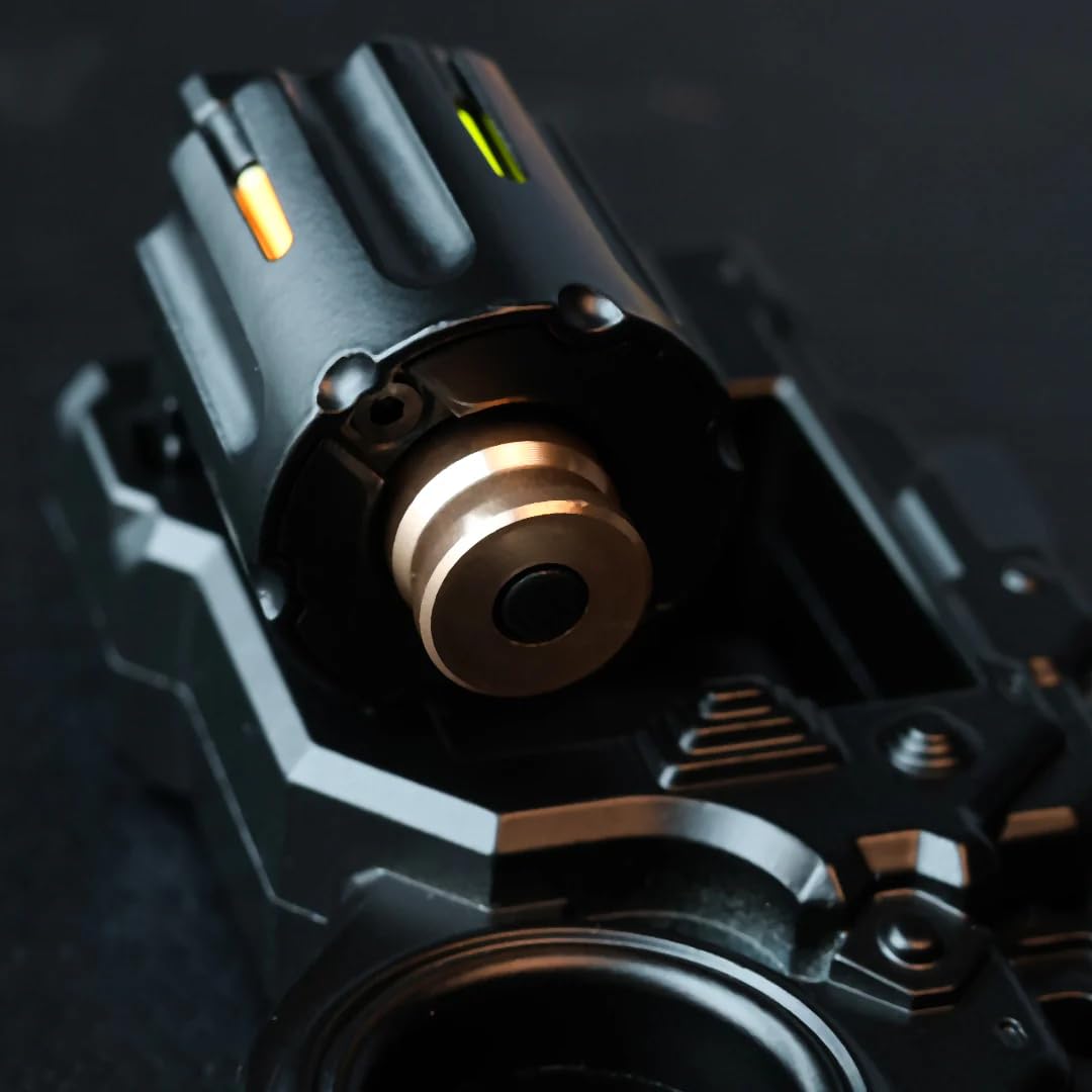 Metal Fidget Gun bullet launcher with safe non-marking bullets.