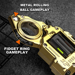 Metal Fidget Gun discreet, quiet use for office or study.
