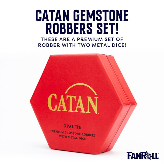Metallic Dice Games FanRoll CATAN metal dice set enhances tactile play