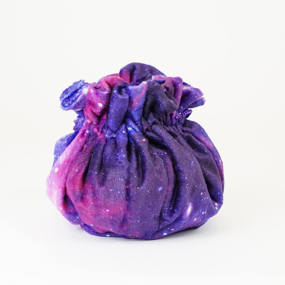 Close-up of FanRoll Nebula velvet texture for premium feel