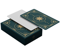 Metaphoracle blank back design for personalized journaling and divination practice.
