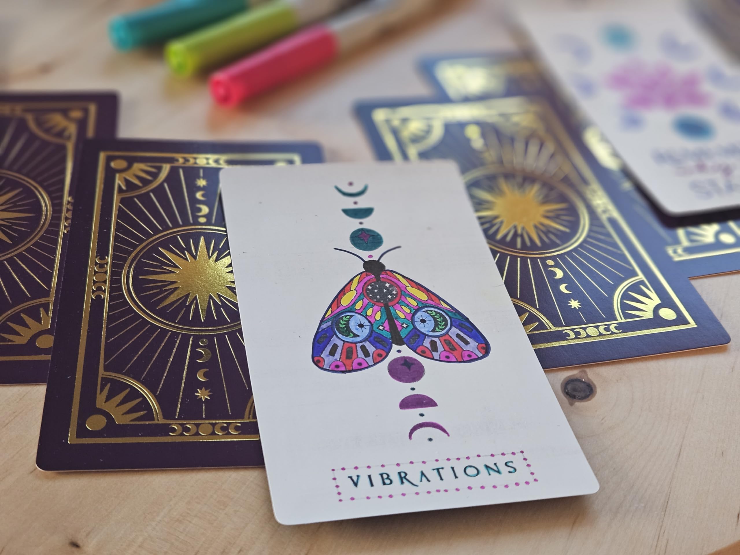Metaphoracle gold foil stamping adds a premium touch to your DIY cards.