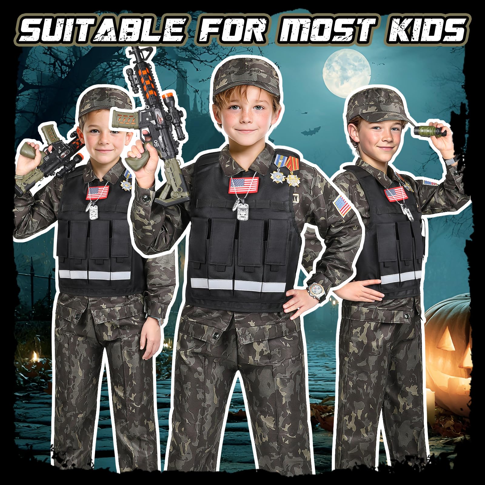 Metemot toy binoculars and walkie-talkie for realistic missions.