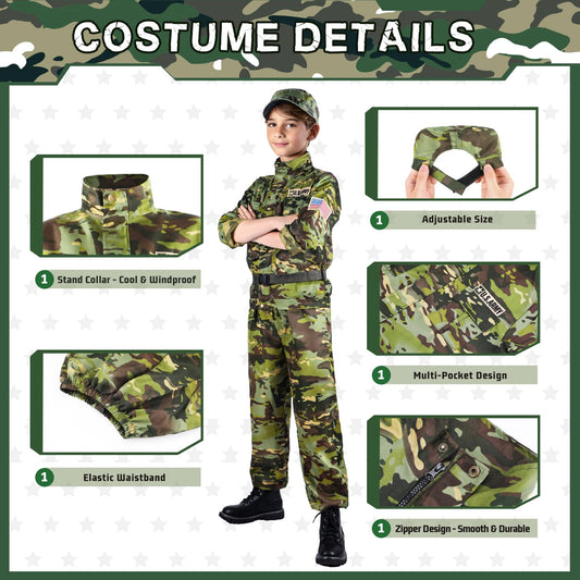 Metemot military uniform detail emphasizing stand-up collar and multi-pocket design.