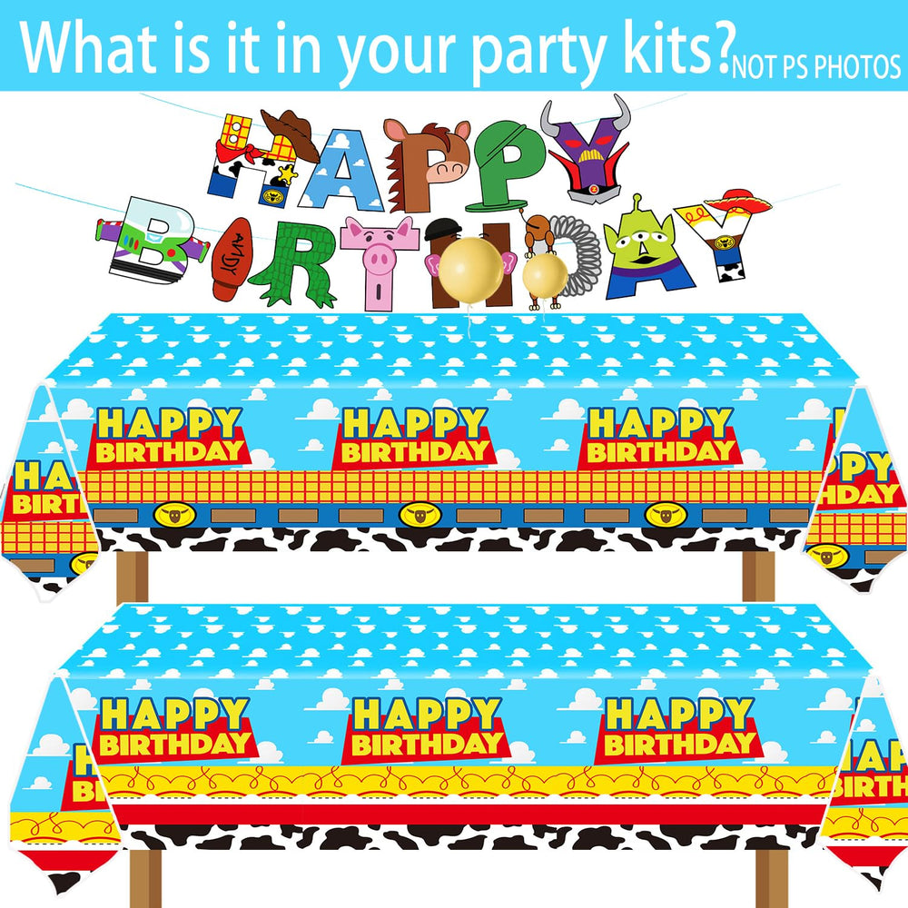 METIXOZE 7-inch cartoon plates coordinate with decor for desserts.