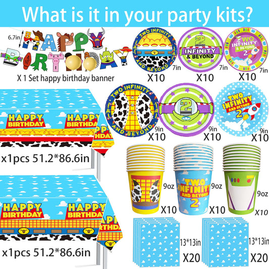 METIXOZE 9-inch cartoon plates add color and simplify serving for kids.