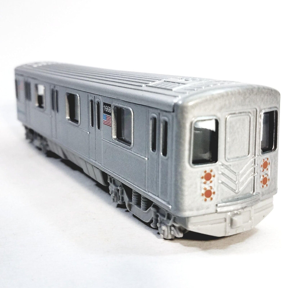 METRO diecast subway train display-ready packaging enhances gifting appeal.