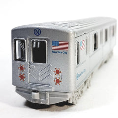 METRO diecast subway train wheels and chassis reveal sturdy construction.