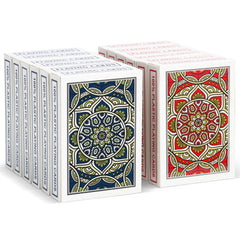 Metsyth 12-pack playing cards with blue back design for clear visibility during games.