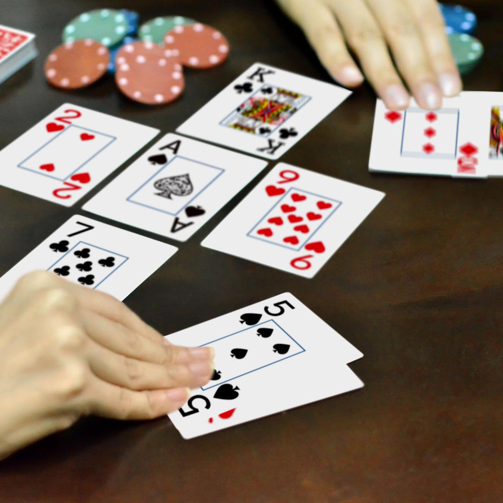Metsyth packaging displays two decks in blue and red tones.
