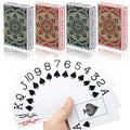 Metsyth plastic waterproof playing cards blue deck for durable family games