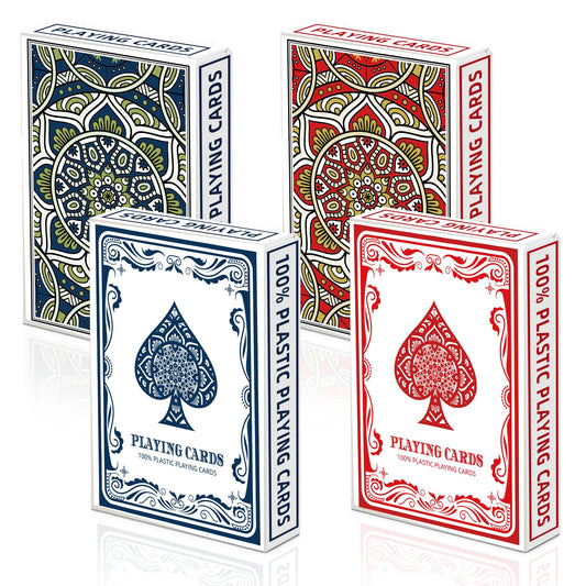 Metsyth waterproof playing cards for pool and beach games, easy to wash.