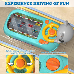 Meuytrg racing adventure toy horn and start button for lively play