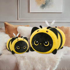 Mewaii bee costume cat plush side view highlighting playful detail