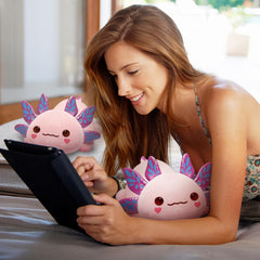 Mewaii cuddly companion axolotl plush designed for imaginative play