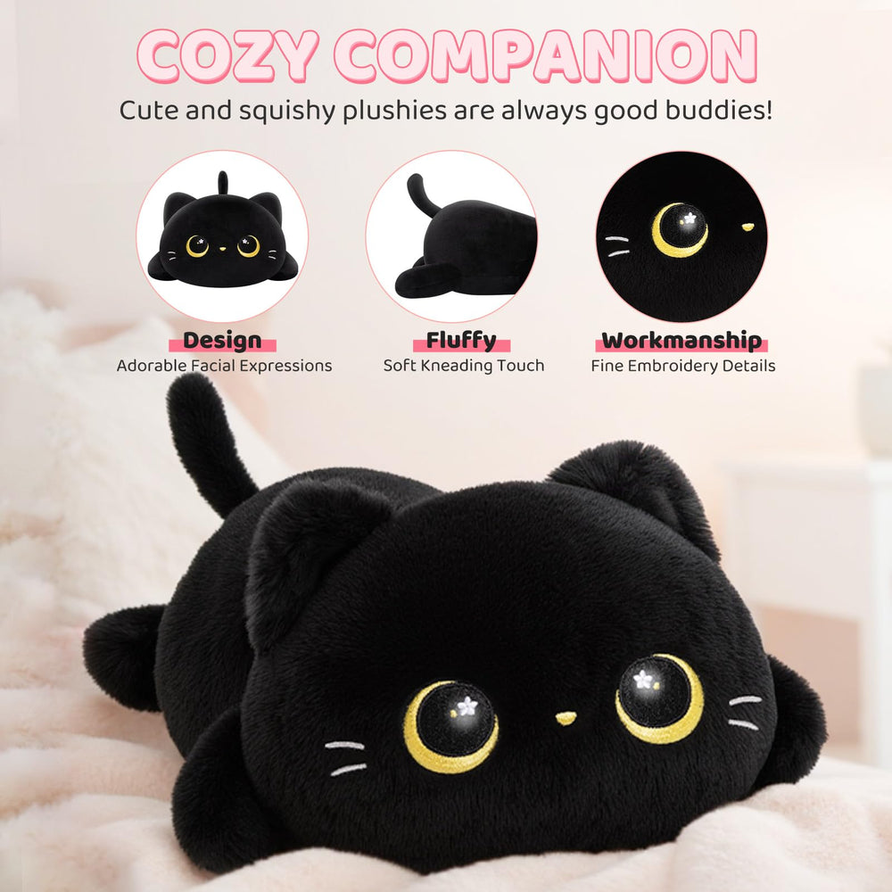 Mewaii cat plush inner fiber fill provides squishy resilience
