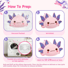 Mewaii gift-ready axolotl plush, perfect for gifting