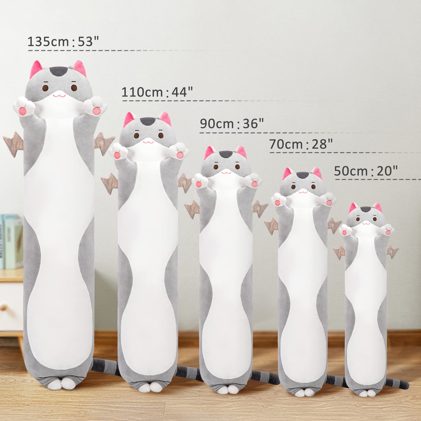 Mewaii lifelike cat plush, detailed design ideal for cuddling and calm moments.