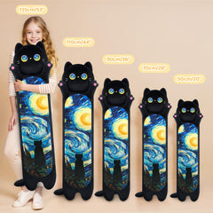 Mewaii long cat plush 110cm provides extra-long hugs