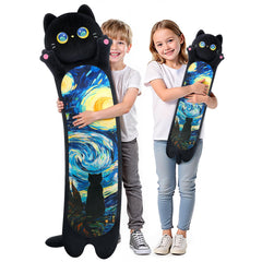 Mewaii long cat plush 50cm for cozy hugging on the sofa