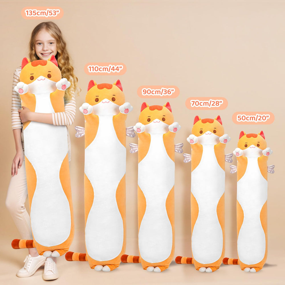Mewaii Long Cat Plush bedtime companion for warm sleep moments