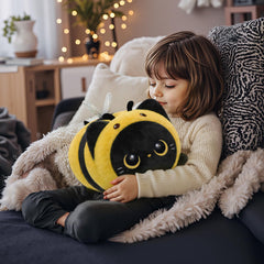 Mewaii machine washable cat bee plush care on delicate cycle