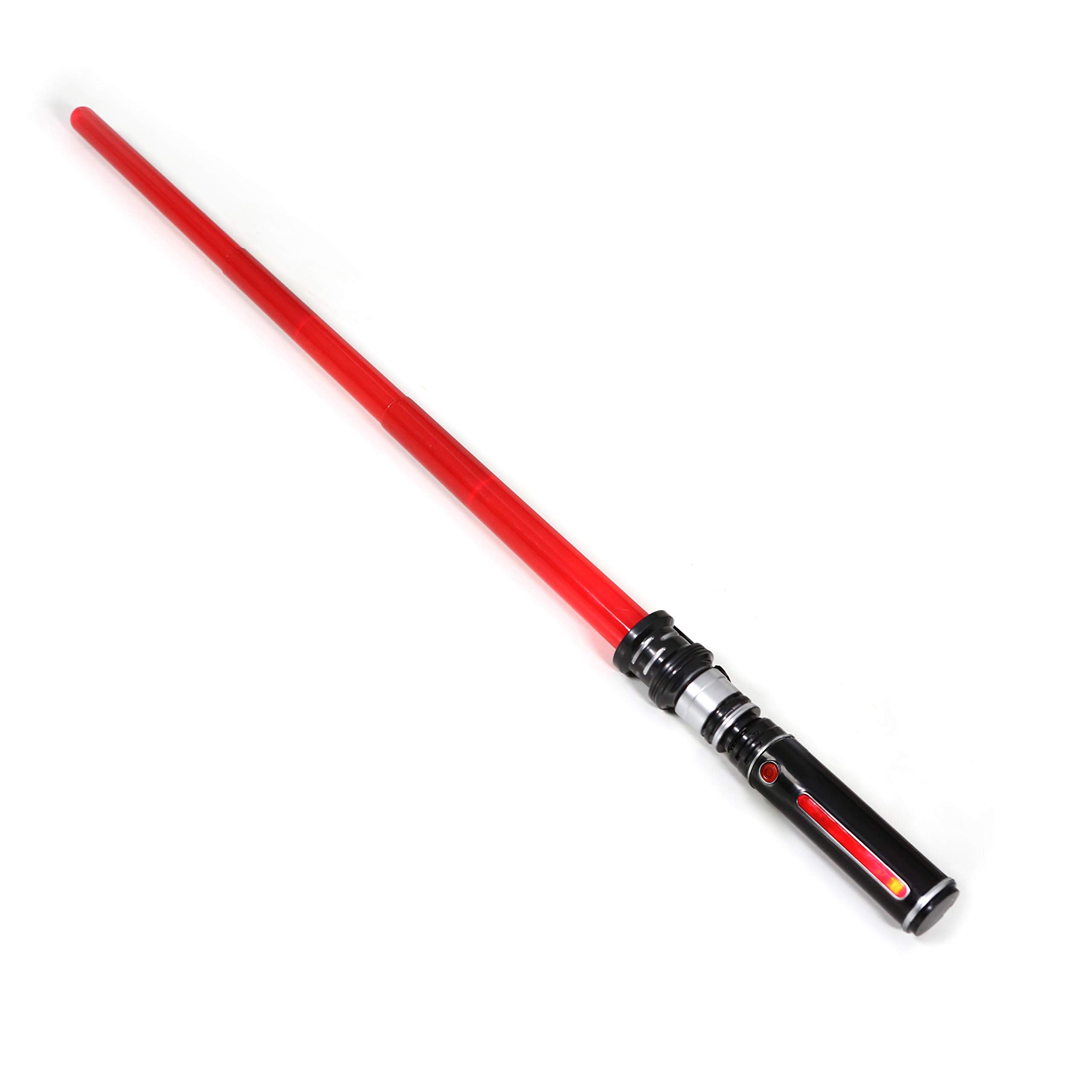 MewduMewdu light up saber with red LED glow for exciting nighttime play.