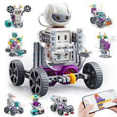 MEWOCHEE 24-in-1 stem robot kit cover demonstrates versatile creativity for kids