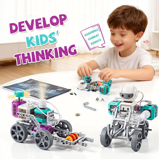 MEWOCHEE robot heads show diverse personalities for engaging hands-on play