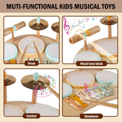 Meytccve Wooden Xylophone Toy—bright notes invite playful melodies.