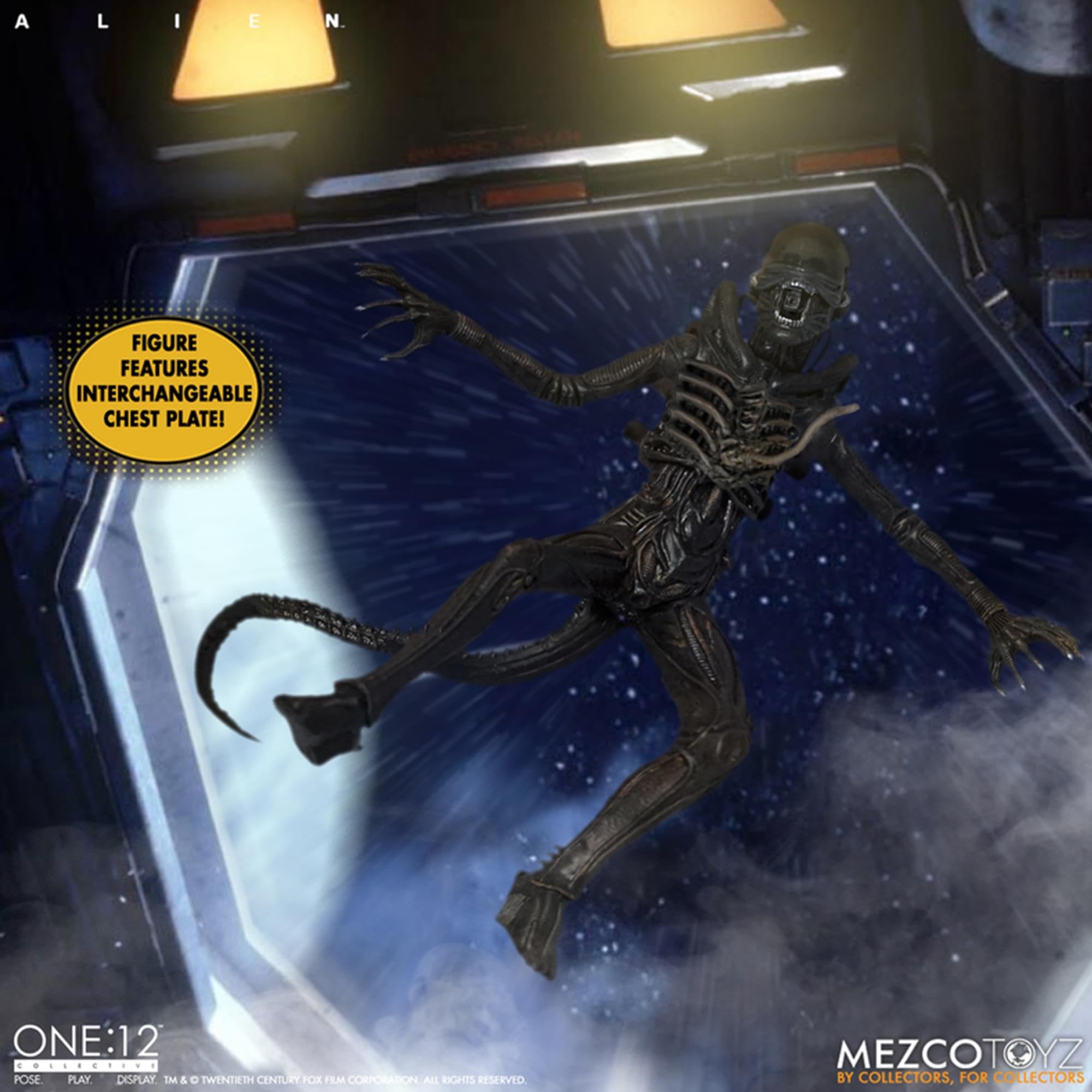 Mezco Alien One:12 packaging image highlights deluxe presentation