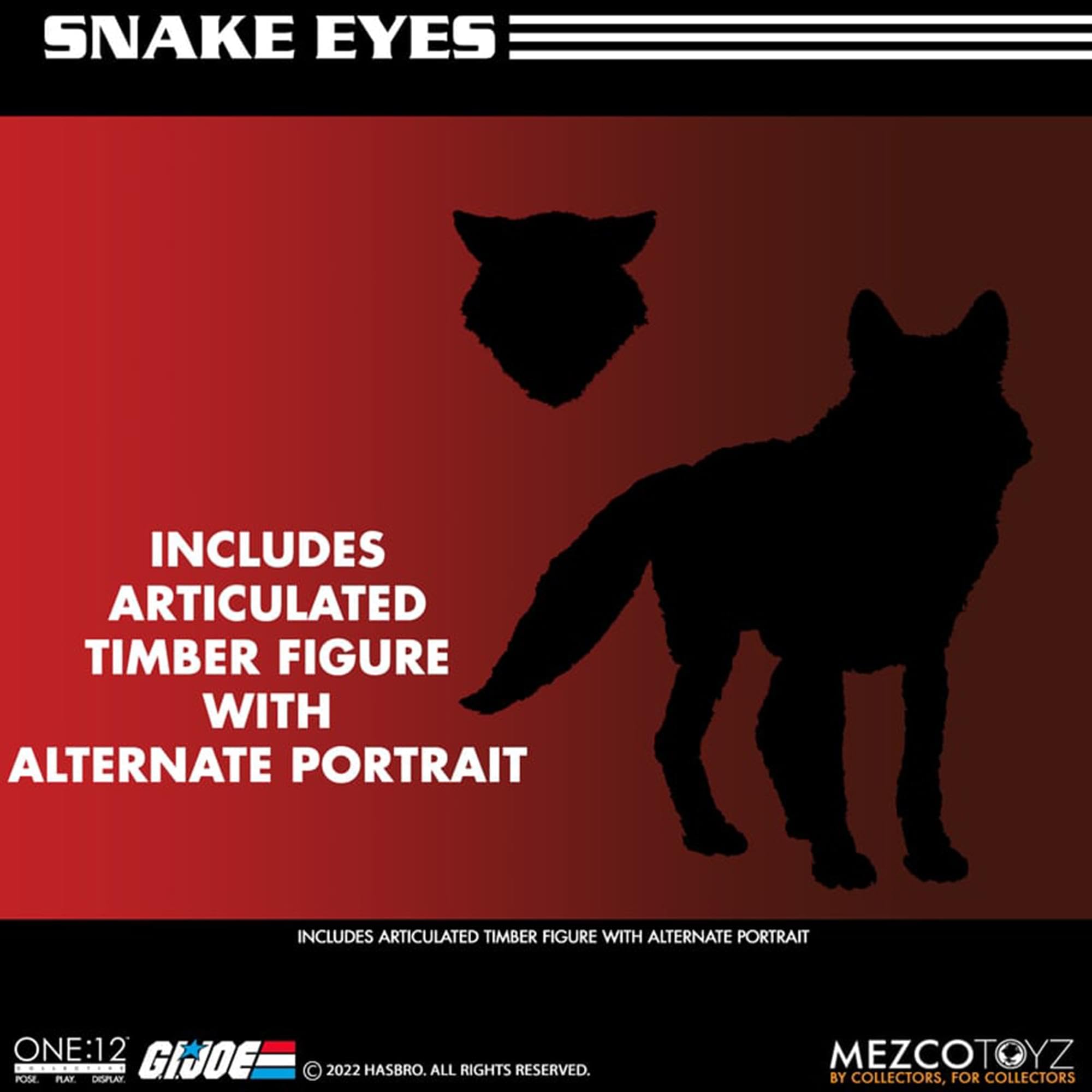 Mezco Snake Eyes One:12 Deluxe full arsenal for immersive display storytelling.