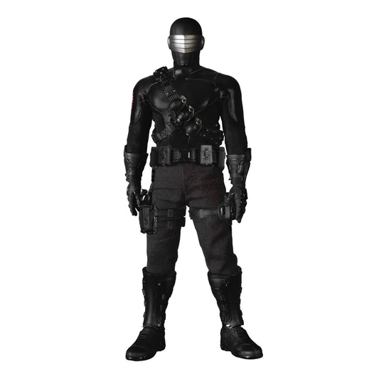 Mezco Snake Eyes One:12 Deluxe chest harness with grenades for authentic display.