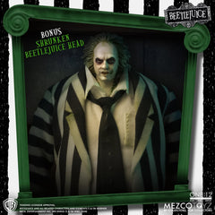 Mezco Toyz One:12 Beetlejuice poseable figure supports dynamic posing options