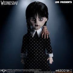 Mezco Wednesday 100% plastic construction ensures durability and light handling.